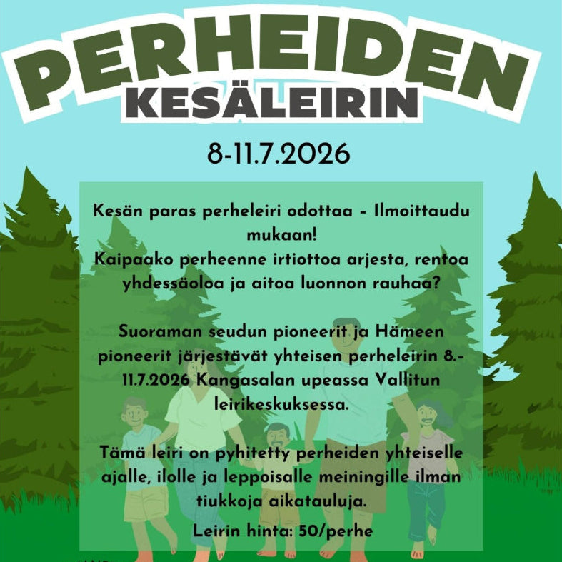 Perheleiri Vallitussa 8.-11.7.2026