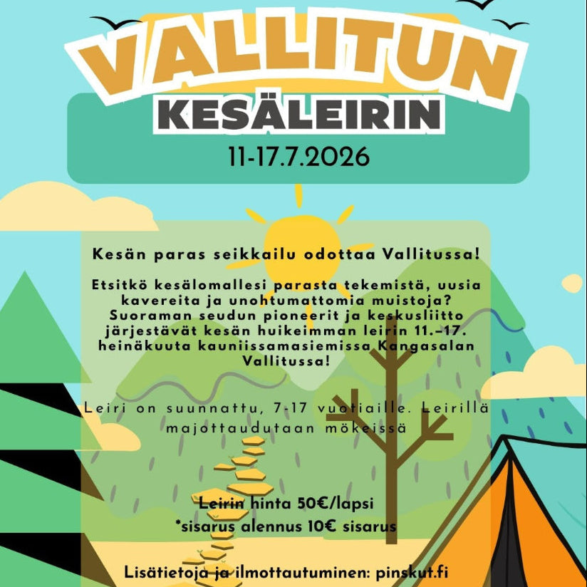Vallitun kesäleiri 11.-17.7.2026