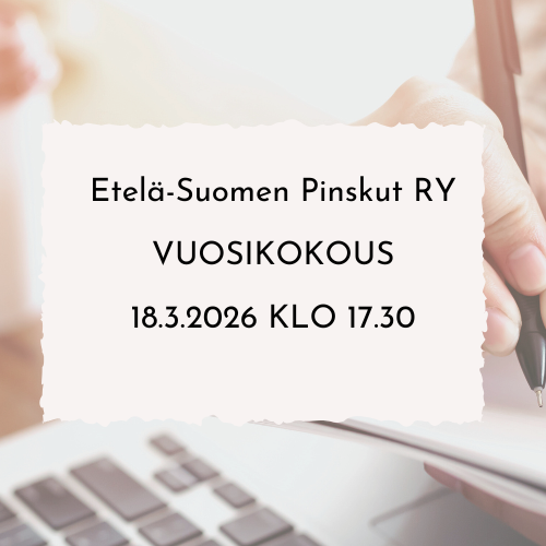Etelä-Suomen Pinskut Vuosikokous 18.3.2026