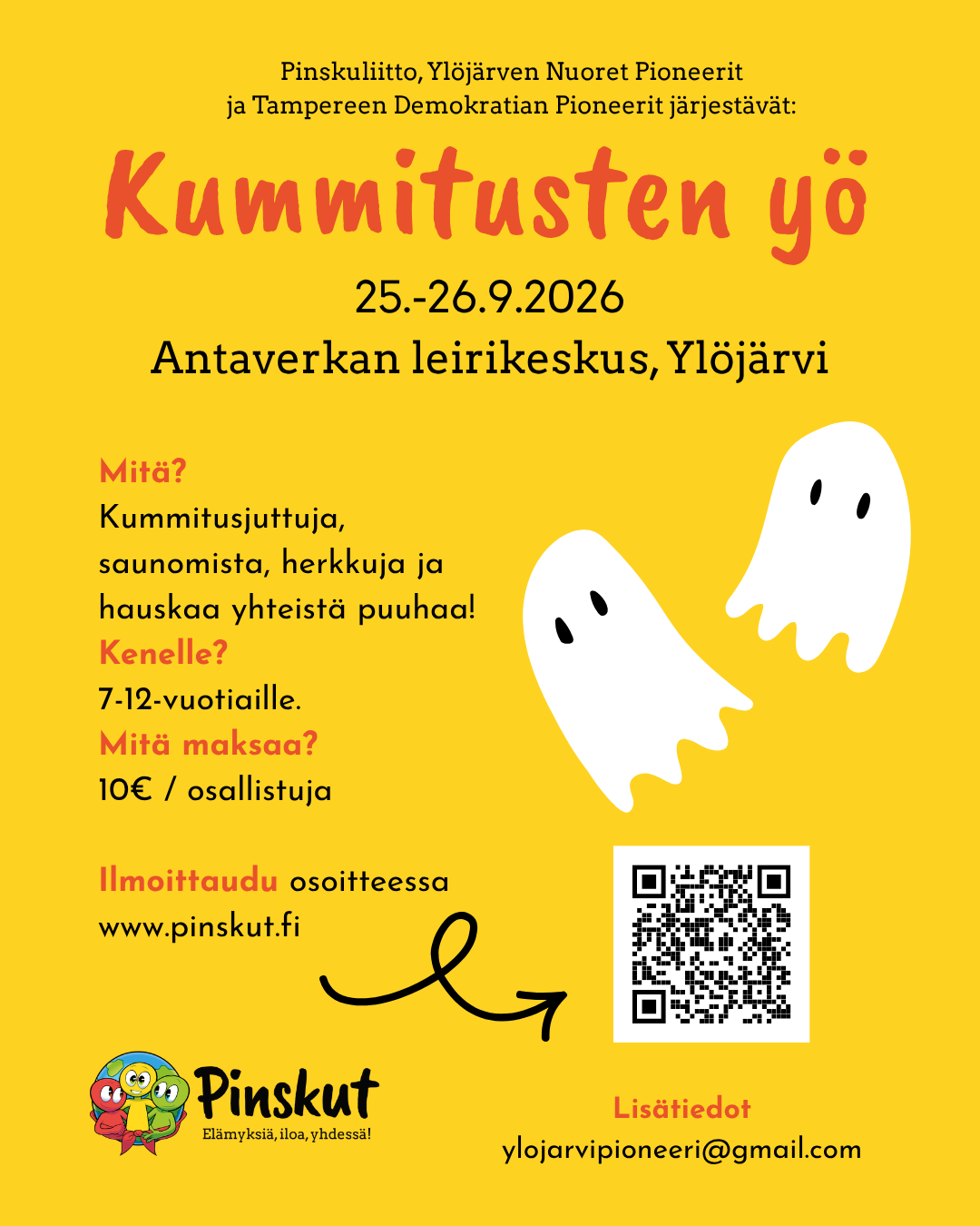 Kummitusten yö Ylöjärvellä