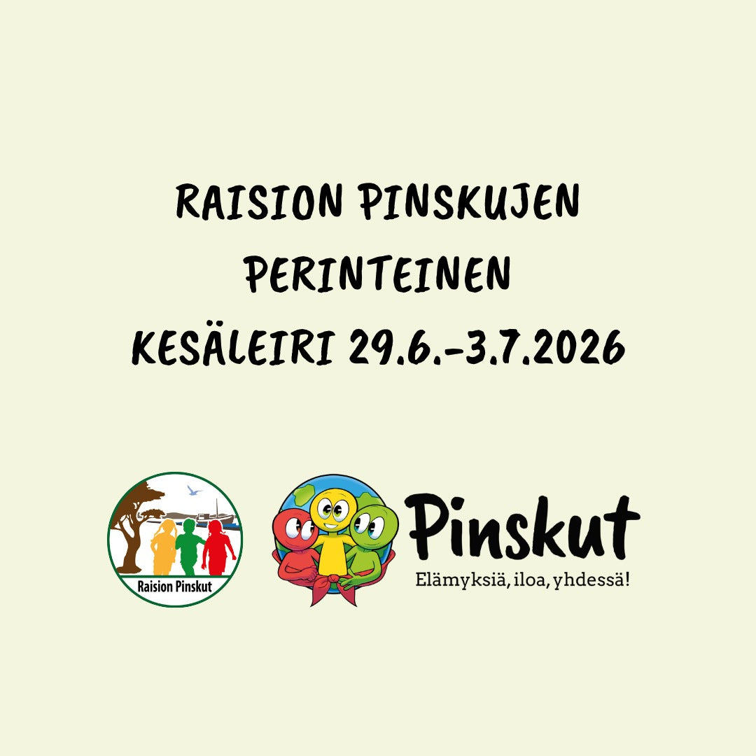 Raision Pinskujen perinteinen kesäleiri 29.6.-3.7.2026